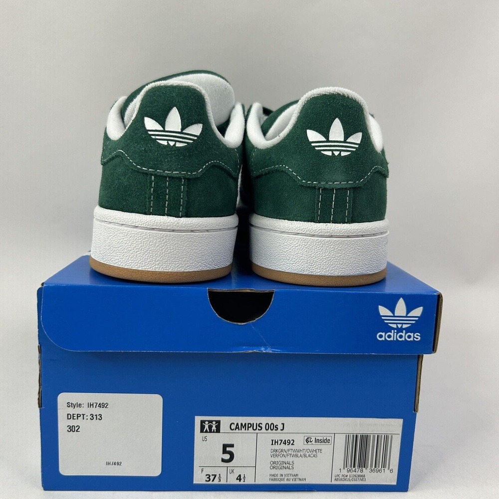 Adidas Shoes Campus 00s “Dark Green White” 2024 - Picture 4 of 5